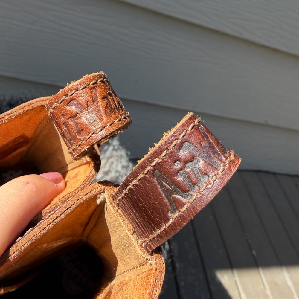 Dr. Martens Brown Leather Platform Chelsea Boots - Picture 6 of 13